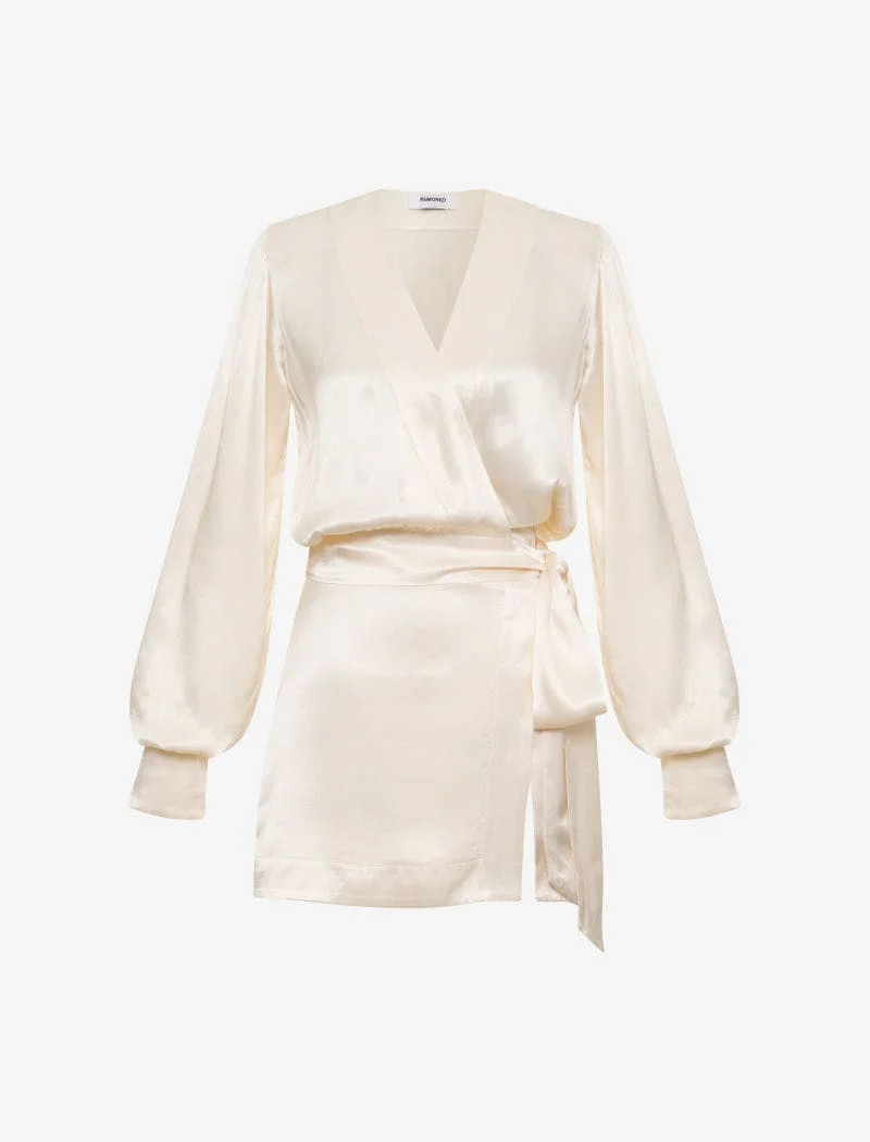 Rose Wrap Mini Dress | Rumored