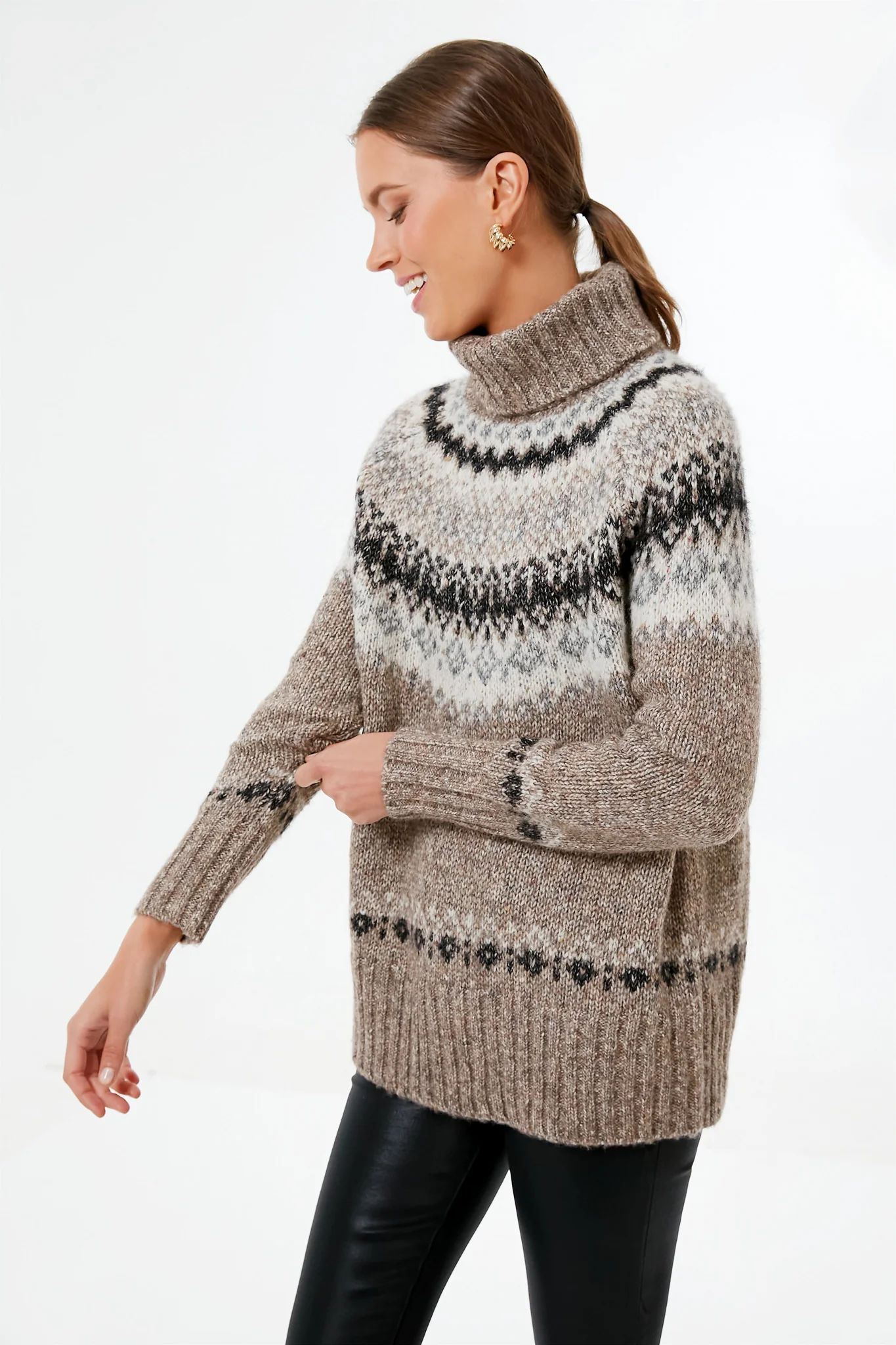 Brown Tinsbury Sweater | Tuckernuck (US)