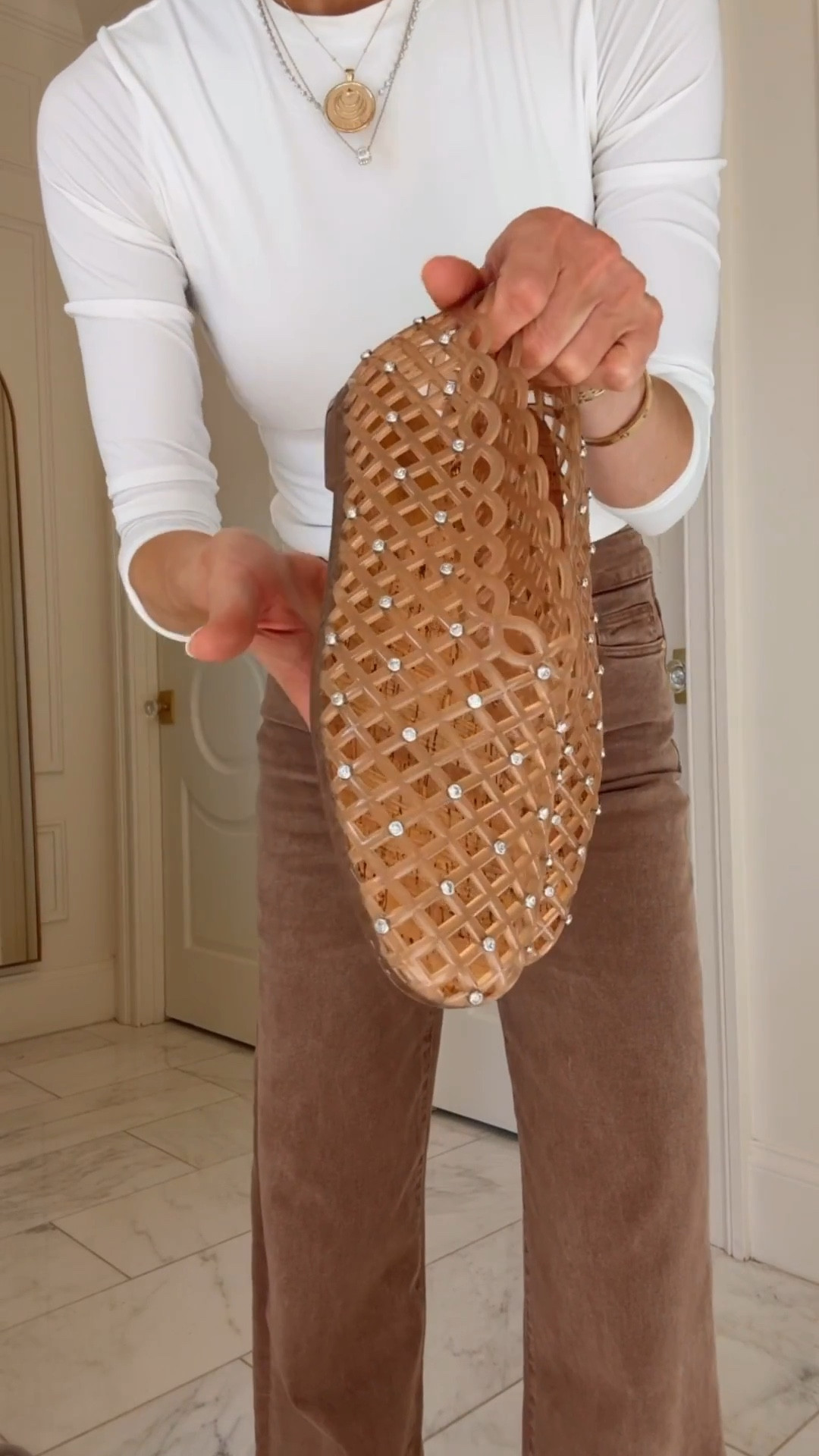 Back in stock! These jelly sandals are such a great buy for spring. 