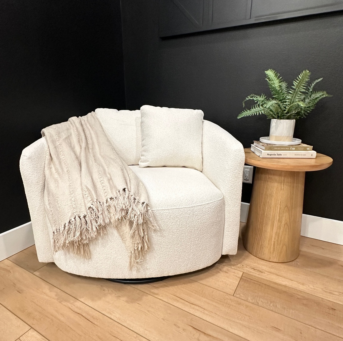 Cozy cream swivel chair

#LTKHome #LTKSaleAlert #LTKCyberWeek