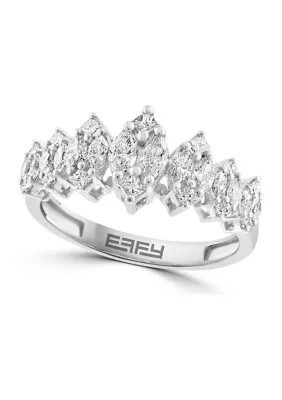 Effy Diamond Ring in 14K White Gold | Belk