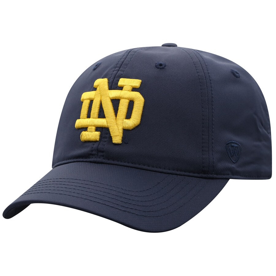 Notre Dame Fighting Irish Top of the World Victory Trainer Adjustable Hat - Navy | Fanatics