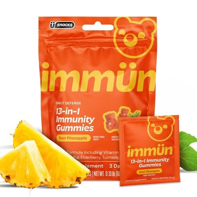 Immün by Grüns Low Sugar 13-in-1 Dietary Supplement Gummies - 60g/3 Servings | Target
