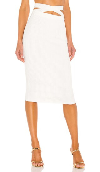 x REVOLVE Emmaline Bandage Midi Skirt | Revolve Clothing (Global)