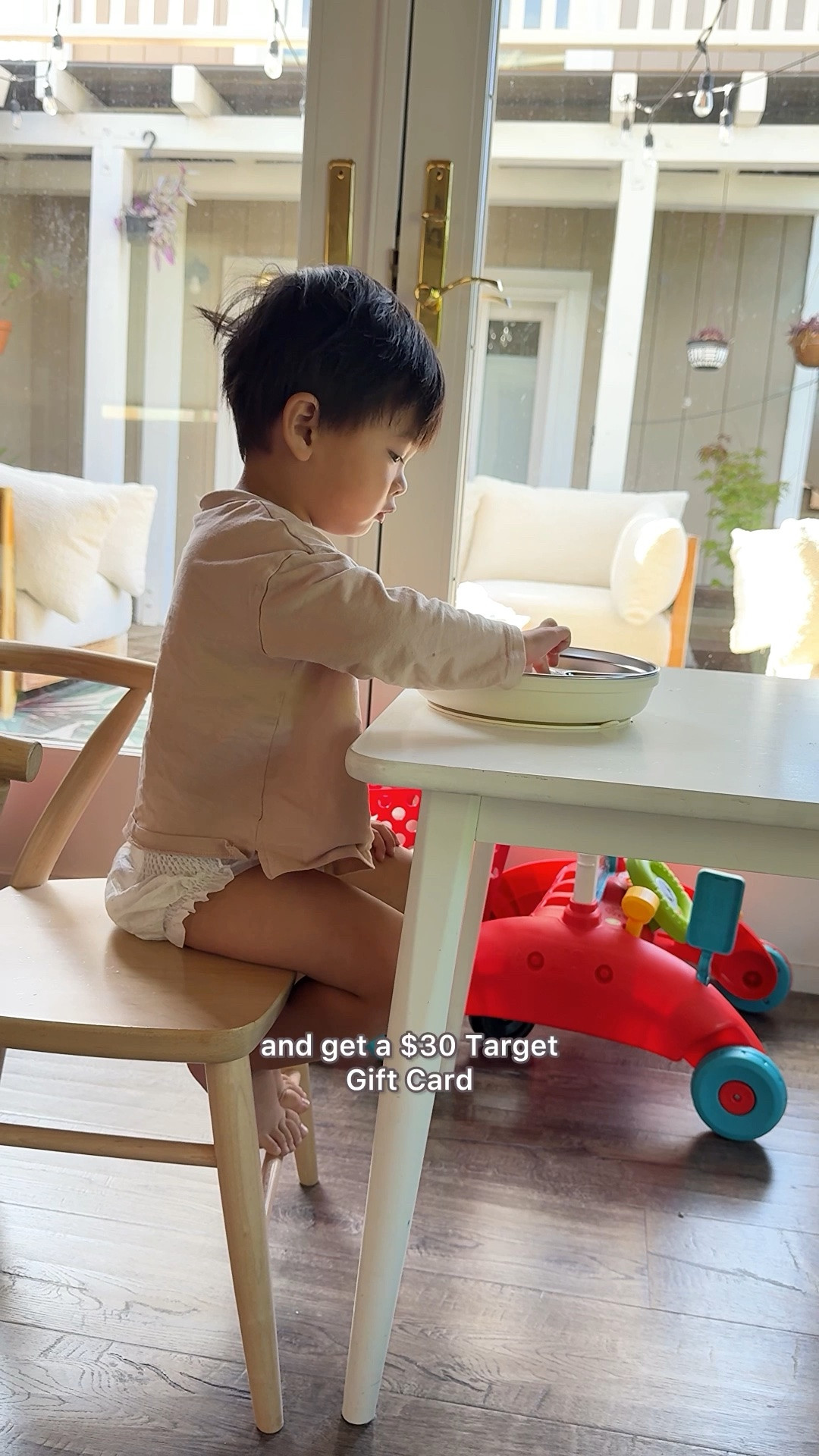 #ad Busy toddler moms… this Target deal is a good one 🙌🏼💙

Ezra is in his nonstop movement era right now, so we’ve been reaching for the Huggies Little Movers HuggFit360 Diapers constantly lately. We also keep Huggies Overnites Diapers stocked for nighttime, and the Huggies Natural Care Sensitive Wipes + Huggies XL Wipes are basically in every room of our house at this point 😂

If you’re stocking up on diapers and wipes anyway, from June 21–June 27 you can spend $100 on Huggies products at Target and get a $30 Target gift card through Target Circle 🙌🏼 Definitely one of those weeks I make sure to stock up on the essentials we use every day. 

And it’s even better because this week also happens to be Target Circle Deal Days, so there are savings happening throughout the store too. If you’ve been meaning to do a Target run for summer or back-to-school shopping, it’s honestly a great week to do it.

If you’re already doing your weekly @Target run, this is definitely a good time to stock up while the deal’s going on 💙

Important Requirement: ALL captions must include the full promotional offer details:
Offer: Target Circle Deal: $30 Target GiftCard with $100 select baby care purchase
Eligibility: Target Circle Membership 
Availability: Sunday June 21st - Saturday June 27th, 2026, offer expires at 11:59pmPT.
Terms & Conditions: Category Deal. Valid in store or online. Limit one coupon/deal per Target Circle account. No other same department/category coupon/deal/bonus will apply. Offer excludes items sold & shipped by Target Plus™ Partners and clearance items. Void if copied, scanned, altered, transferred, purchased, sold or prohibited by law. Coupon/deal expires at 11:59pm PT. Item(s) may not be available at all stores. Gift cards and tax will not be included in determining purchase total. Target GiftCard not valid as payment on this purchase; terms and conditions apply. Quantities limited; no rain checks. No cash value. For full details on our Price Match policy, see Target.com/PriceMatch

#LTKKids #LTKBaby #LTKmomlife