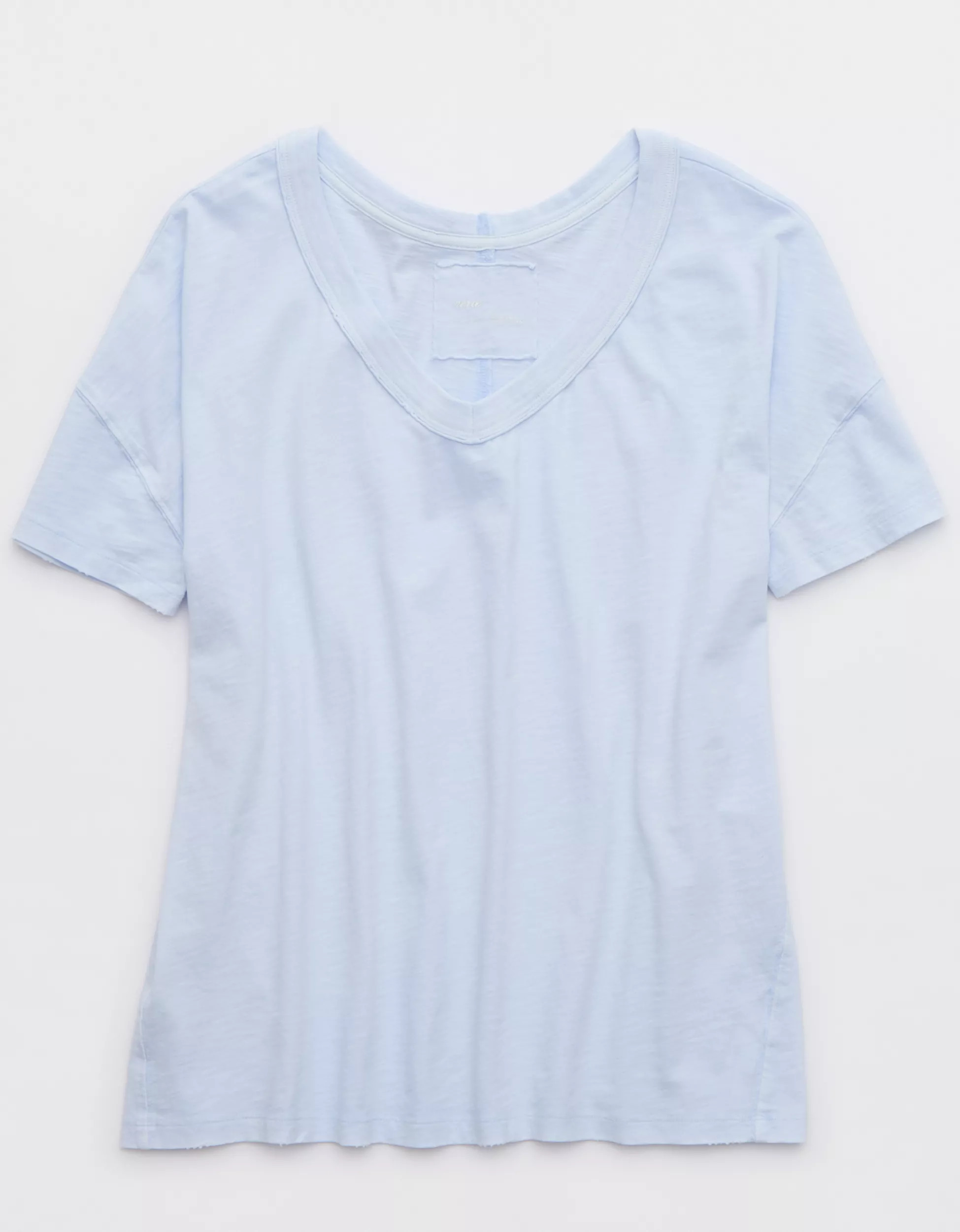 Aerie Oversized V-Neck Boyfriend T-Shirt | Aerie