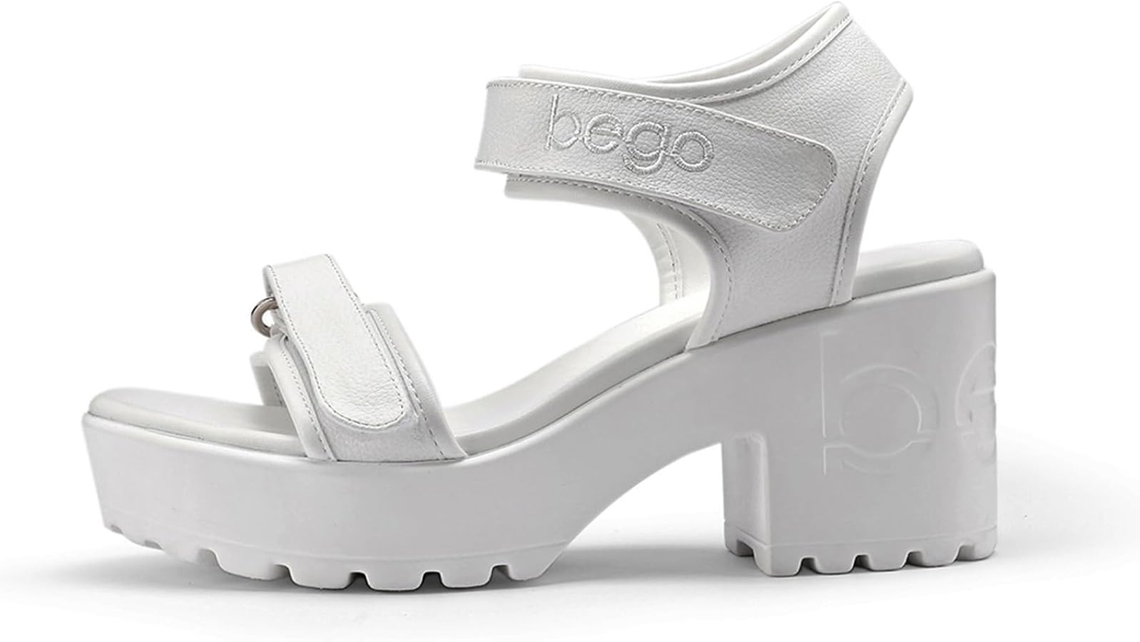 Platform Sandals Open Toe Lug Sole Heeled Sandals for Women Daily Wear | Amazon (US)