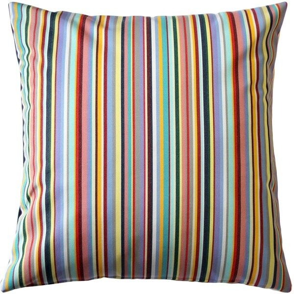 Pillow Decor - Celebration Multi-Stripe Outdoor Pillow 17x17 | Bed Bath & Beyond