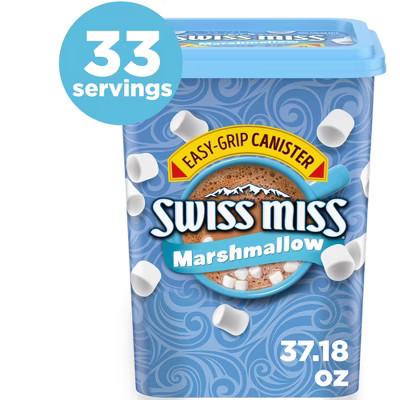 Swiss Miss Marshmallow Hot Cocoa Mix Canister - 37.18oz | Target