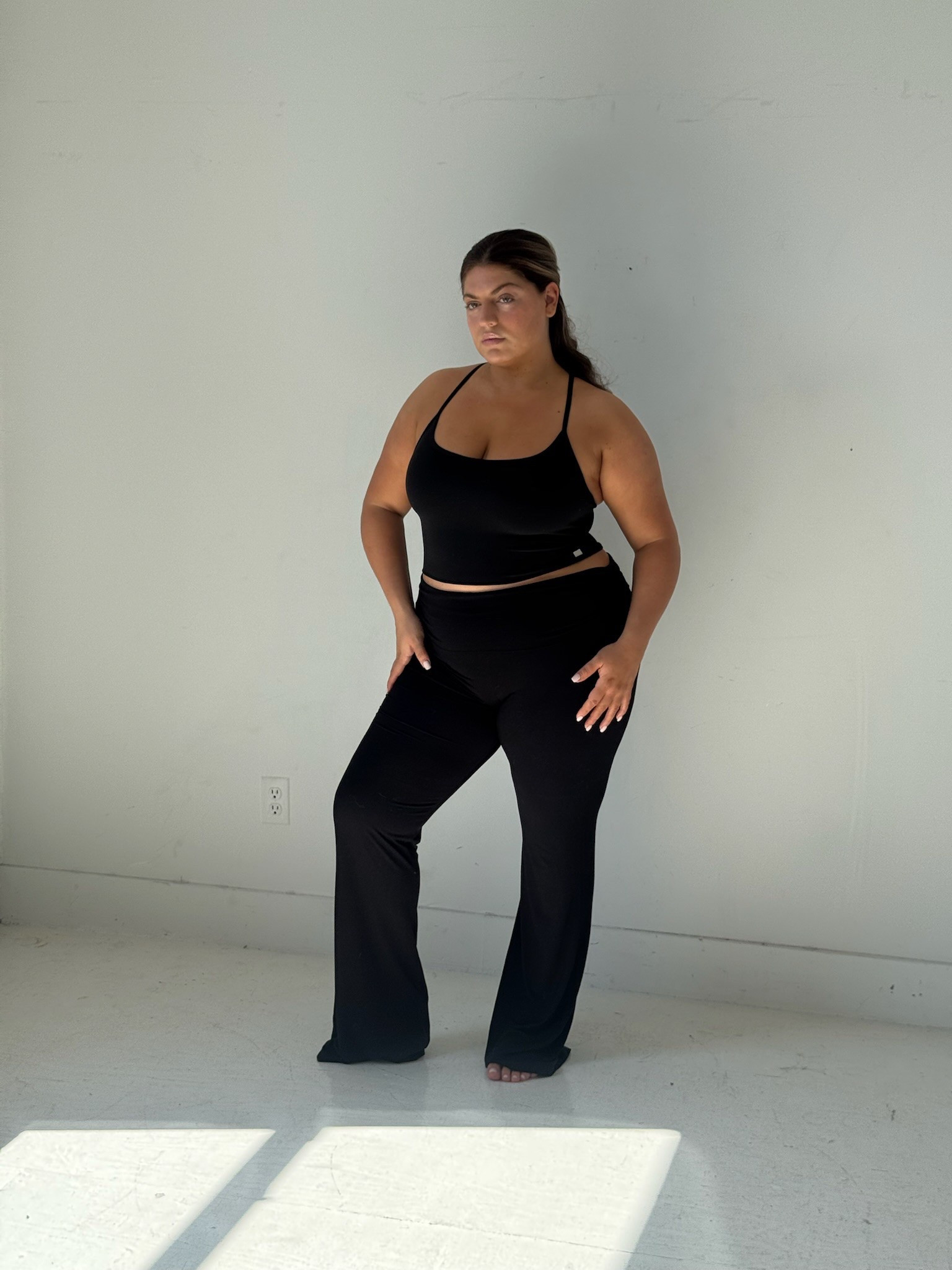 love this cozy all black fit!! it’s my go-to airport fit with a jacket & also the best for athleisure :) you guys were asking about this fit so had to link these pieces for ya!!😌🖤 def all essential pieces in my wardrobe that i wear so often!! 

#LTKPlusSize #LTKMidsize #LTKNYFW