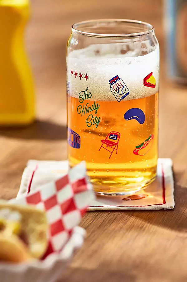 Alice & Wonder Chicago Beer Glass | Anthropologie (US)