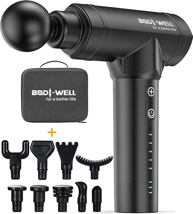 Muscle Massage Gun for Athletes Deep Tissue Back Massager w/ High Torque Brushless Motor for Back... | Amazon (US)