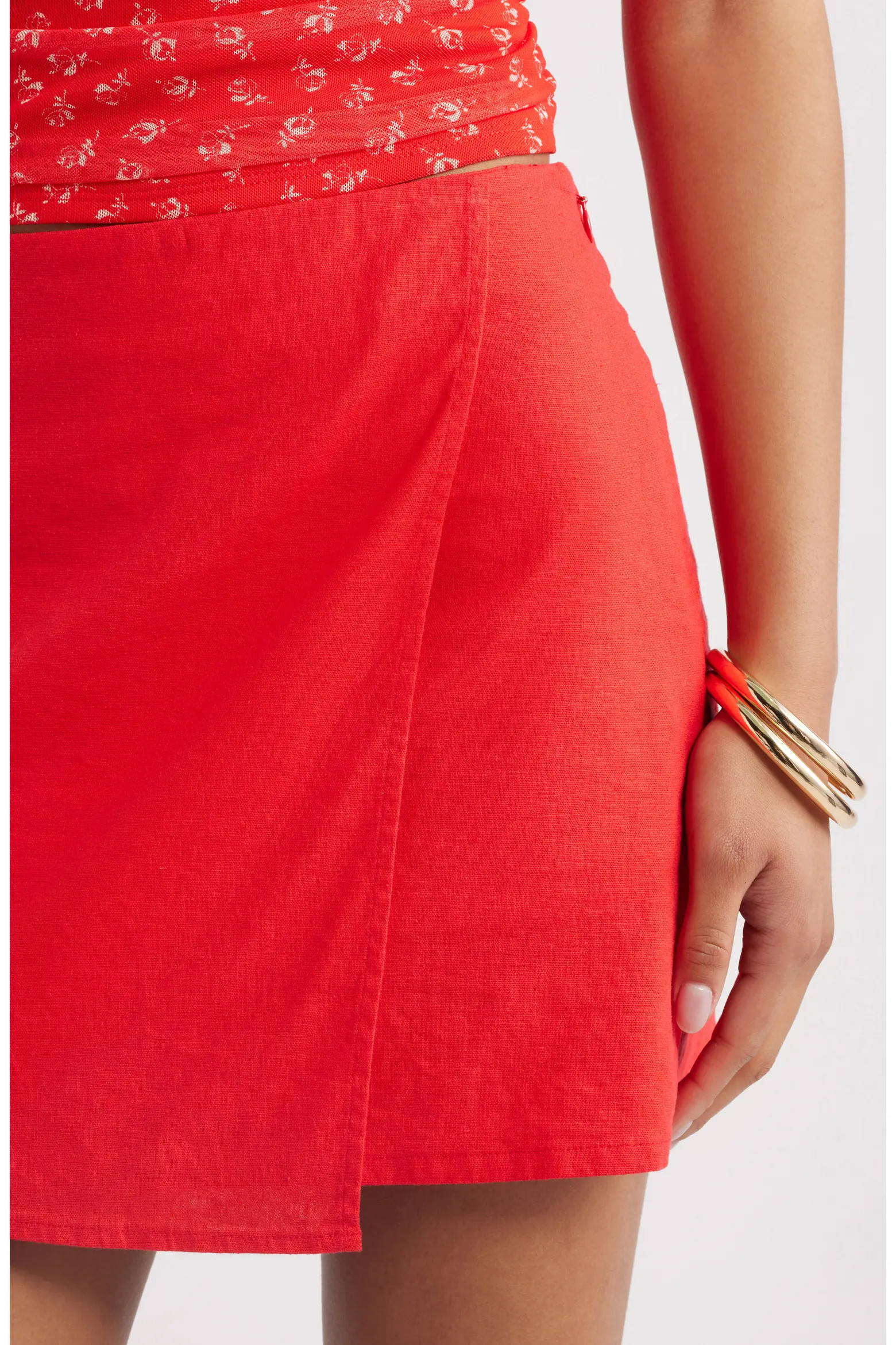 Linen Blend Skirt (Women) | Nordstrom | Nordstrom