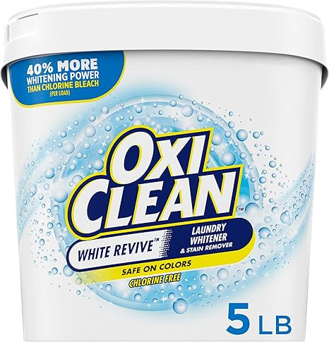 OxiClean White Revive Laundry Whitener and Stain Remover Powder, Alternative to Bleach for Laundr... | Amazon (US)