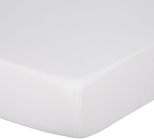 TILLYOU Cotton Collection Woven Fitted Crib Sheet for Baby Boys or Girls, Breathable Soft Natural... | Amazon (US)