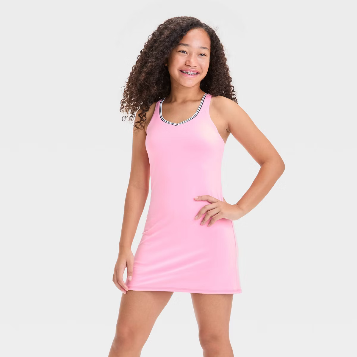 Girls' Contrast Trim Active Dress - All In Motion™ | Target
