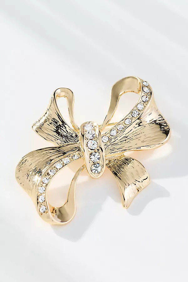 Ornate Bow Brooch | Anthropologie (US)