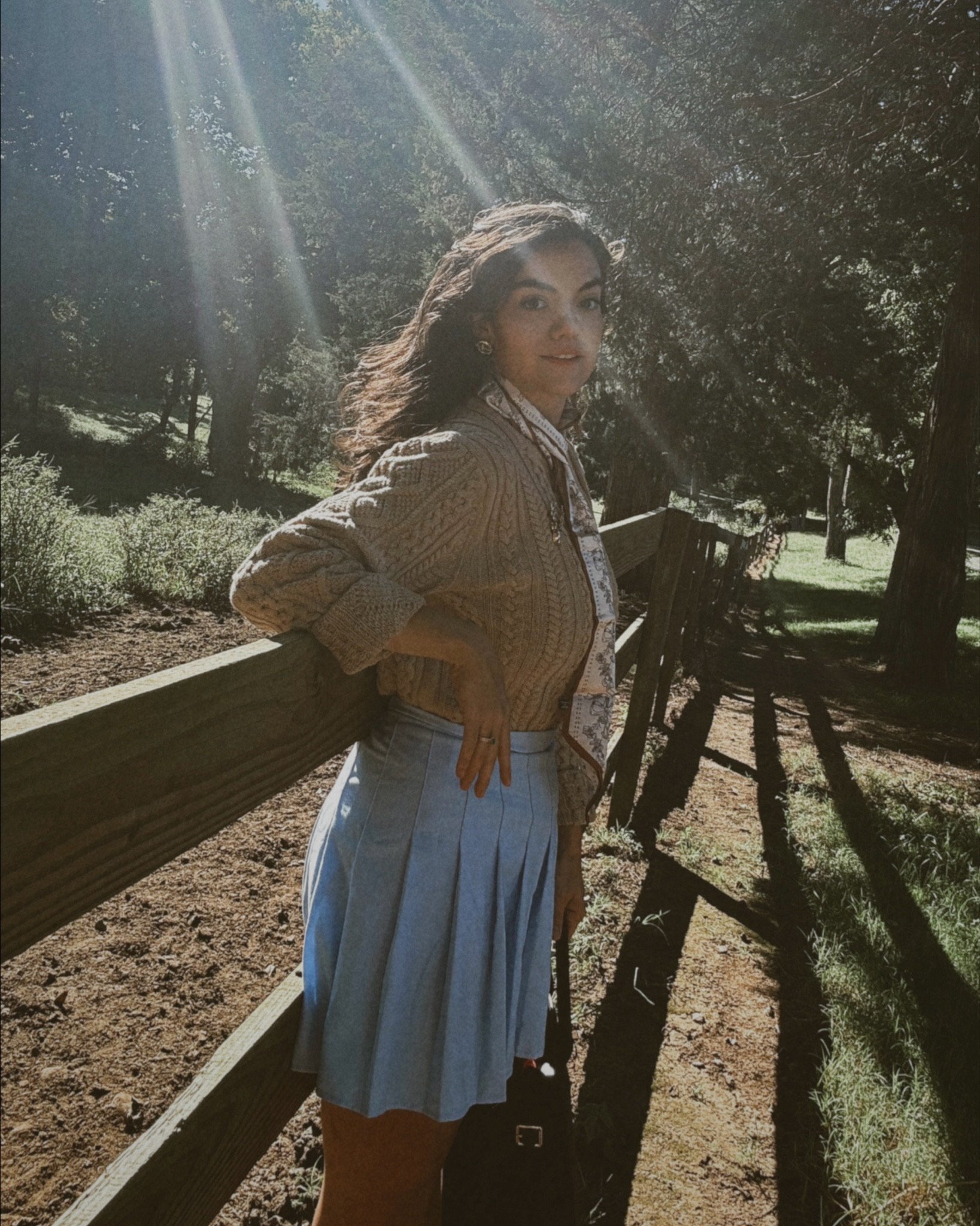 Neutral cable-knit sweater + pleated blue mini skirt + suede shoulder bag = the perfect September countryside look 🍂


fall equestrian outfit, neutral fall sweater, suede shoulder bag, pleated skirt fall outfit, quiet luxury fashion

#LTKStyleTip #LTKFindsUnder50 #LTKSeasonal