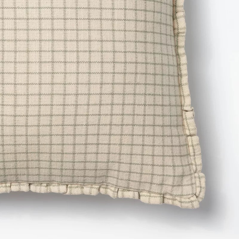 Oversized Mini Windowpane Square Throw Pillow - Threshold™ designed with Studio McGee | Target