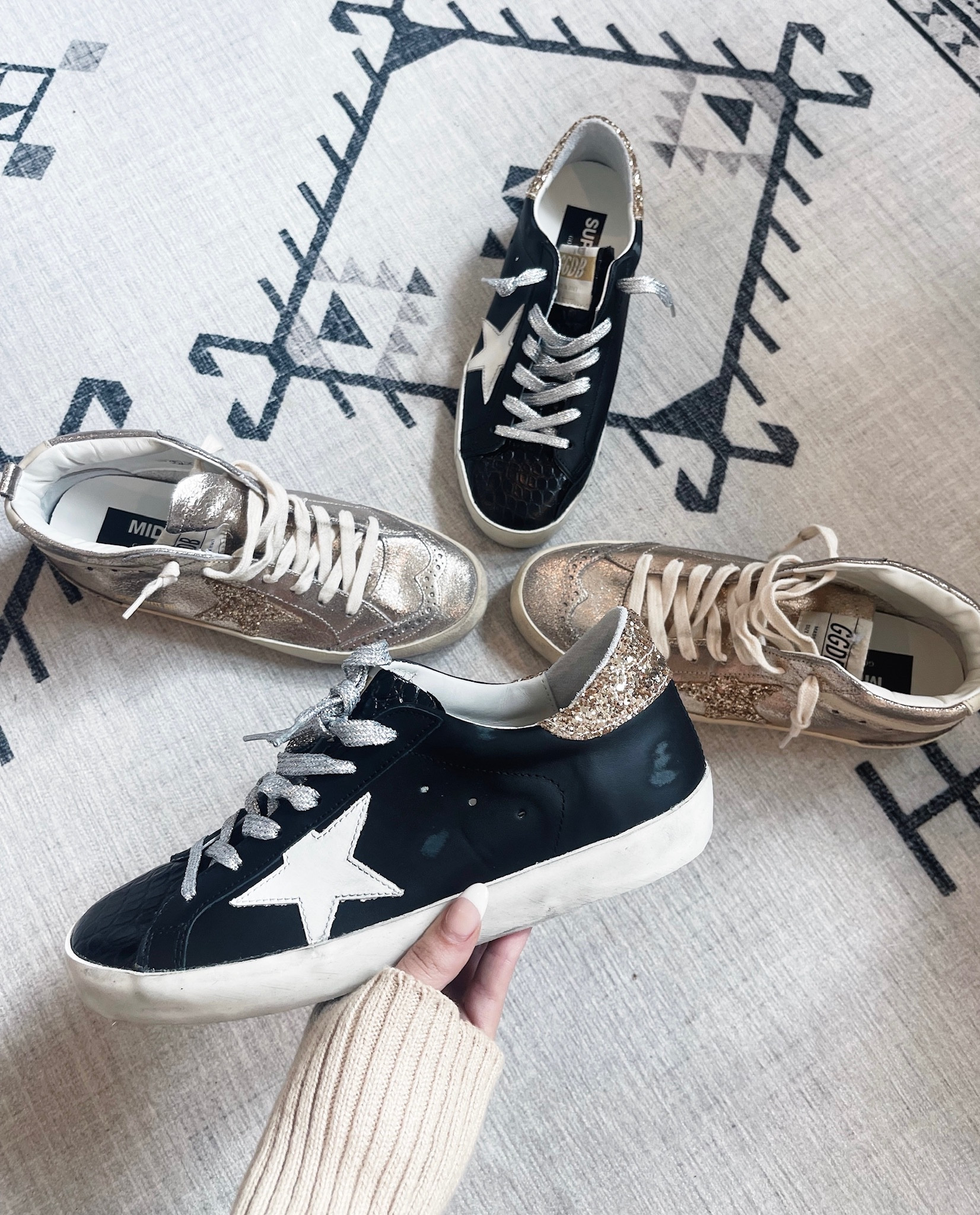 Fall golden goose sneakers 

#LTKshoecrush #LTKstyletip #LTKSeasonal