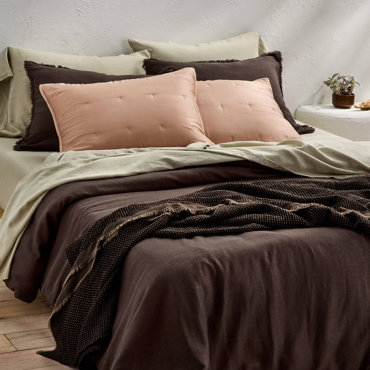 Heavyweight Linen Blend Comforter and Sham Set - Casaluna™ | Target