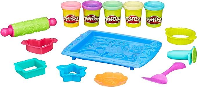 Play Doh Kitchen Creations Cookie Creations Play Food Set, 5 Non-Toxic Colors, Easter Crafts, Kid... | Amazon (US)