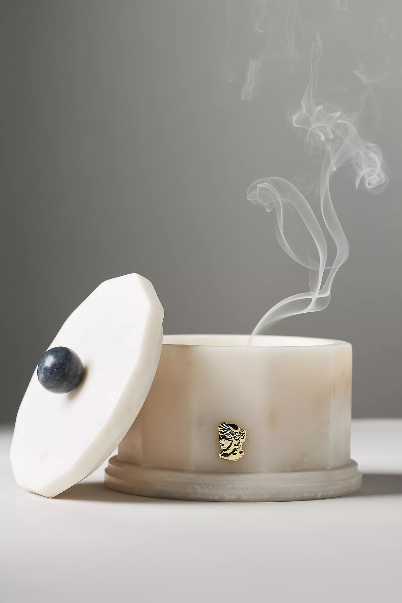 Apothecary 18 Woody Sandalwood Vanilla Marble Candle | Anthropologie (US)