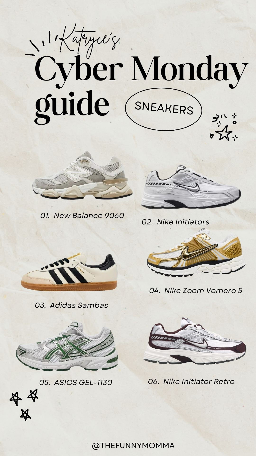 All of my fave sneakers and those gold Vomeros are on my wishlist 😍 

#LTKCyberWeek #LTKGiftGuide #LTKActive