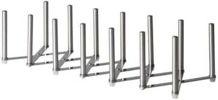 Ikea Variera Pot Lid Organizer, Stainless Steel, Set of 2 | Amazon (US)