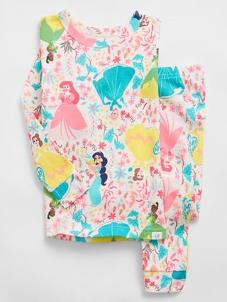 babyGap Disney Princess 100% Organic Cotton PJ Set | Gap Factory