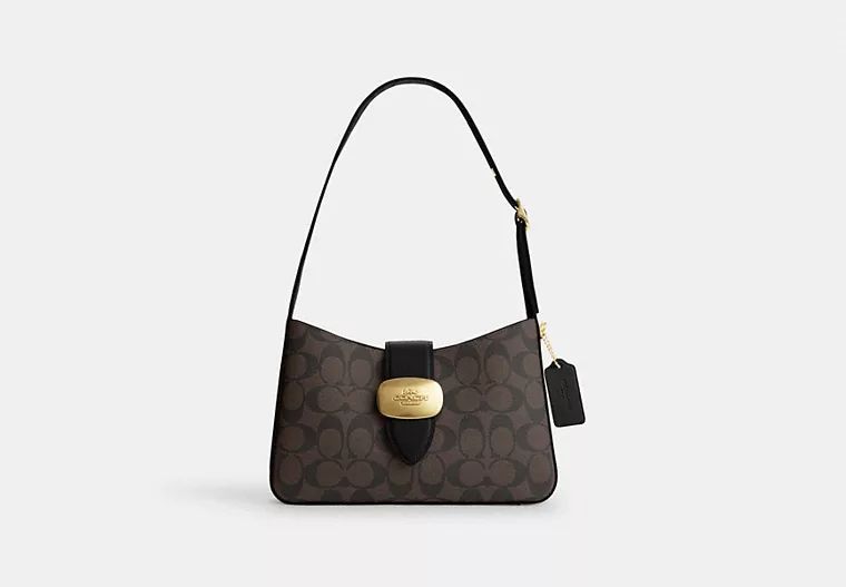 Eliza Shoulder Bag In Signature Canvas | Coach Outlet US