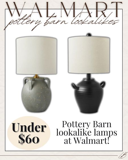 Pottery Barn lookalike lamps from Walmart!!

#LTKhome #LTKfindsunder50 #LTKSeasonal