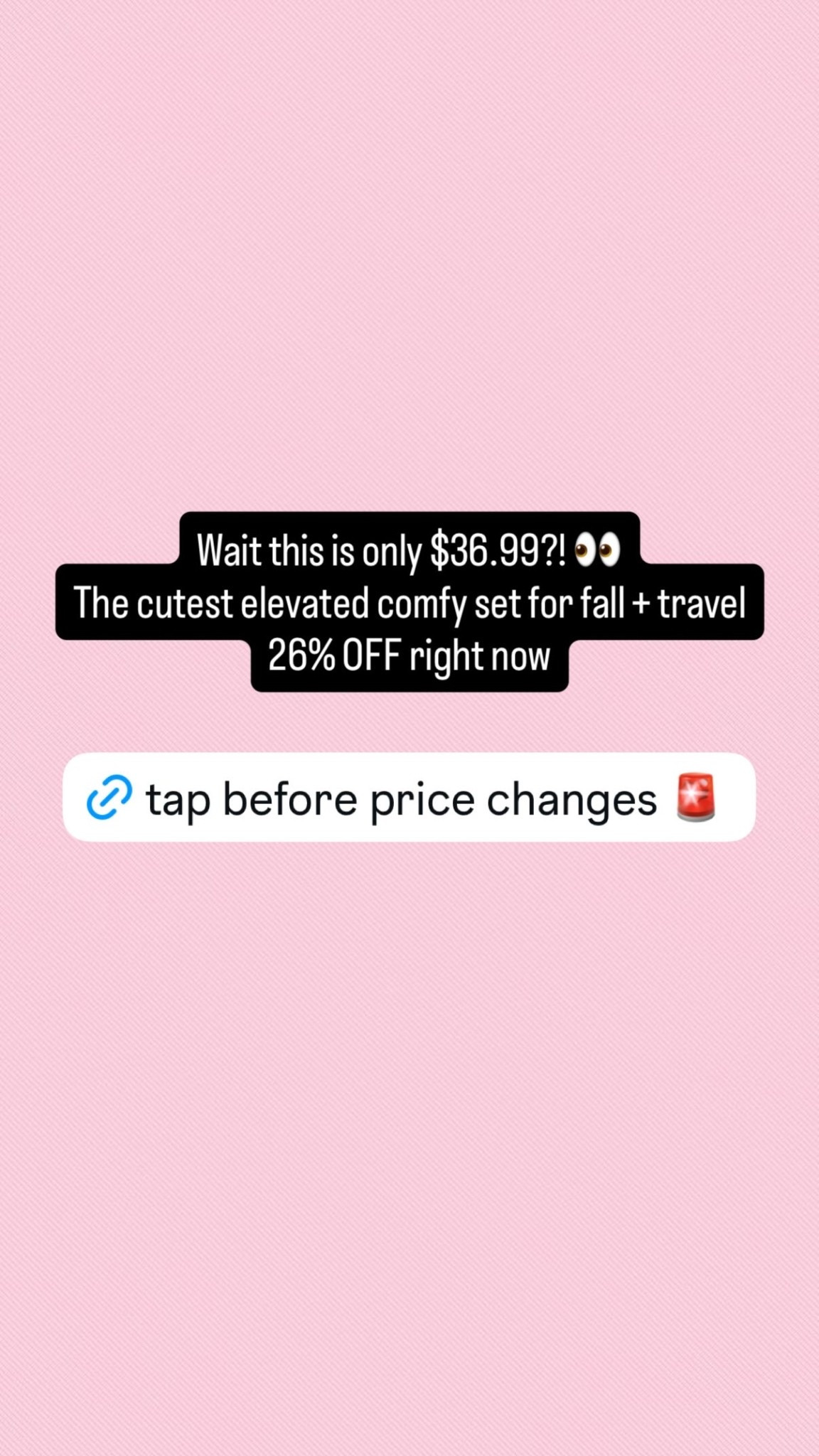 Wait this is only $36.99?! 👀
The cutest elevated comfy set for fall + travel
26% OFF right now

#LTKgrwm #LTKootd #LTKSaleAlert