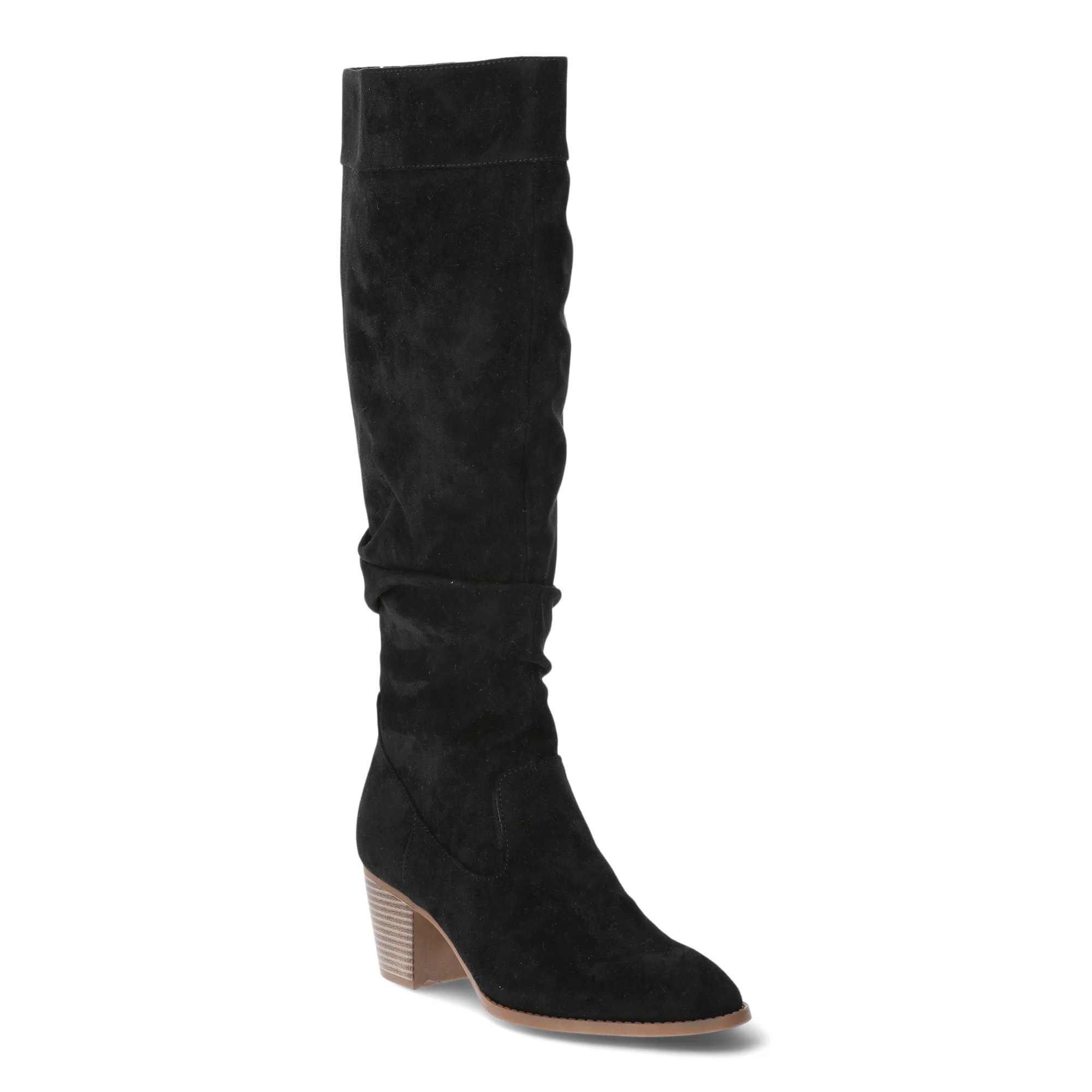 Time and Tru Women's Tall Heeled Slouch Boots, Sizes 6-11 | Walmart (US)