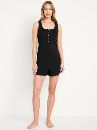 Waffle Lounge Romper | Old Navy (US)