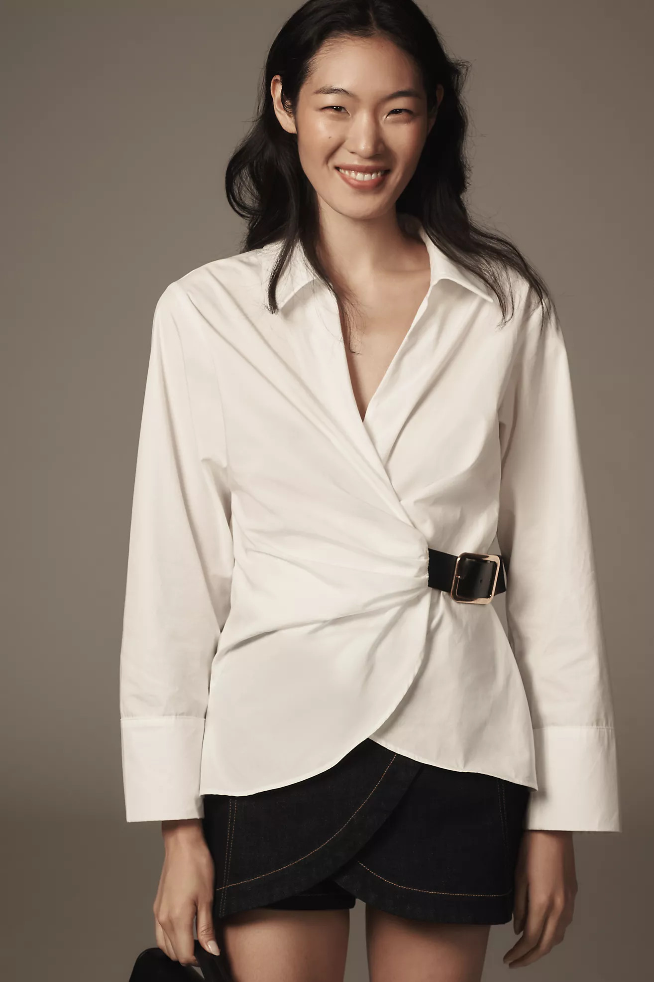By Anthropologie Buckle Blouse | Anthropologie (US)