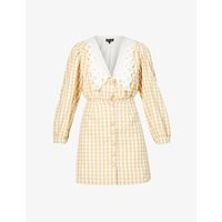 Honey gingham woven mini dress | Selfridges