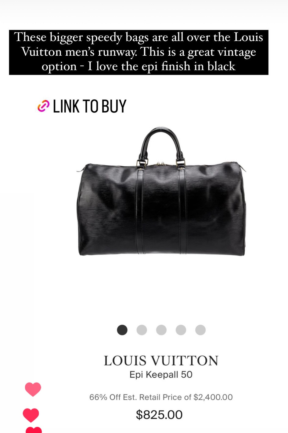 My picks second hand black epi pieces 