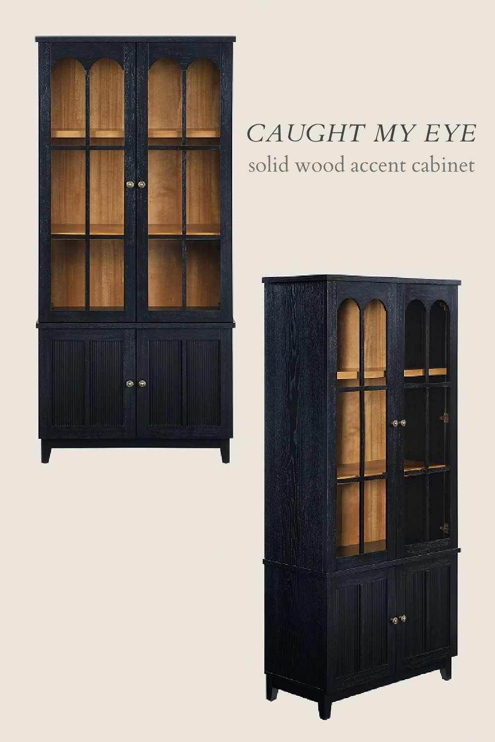 I can't believe the price on this gorgeous accent cabinet - it's solid wood and absolutely stunning! modern vintage, modern organic, dining room, breakfast nook, entryway, living room, family room, guest room, home office, den, cottage style#LTKStyleTip 

#LTKSeasonal #LTKHome