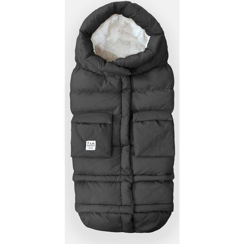 Evolution Oslo 212 Hook-N-Loop Zipper Blanket, Black | Maisonette