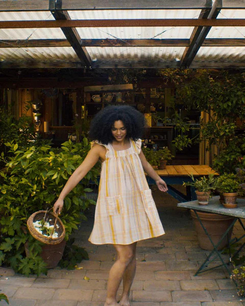 The Bennet Dress | Honey Plaid | Christy Dawn