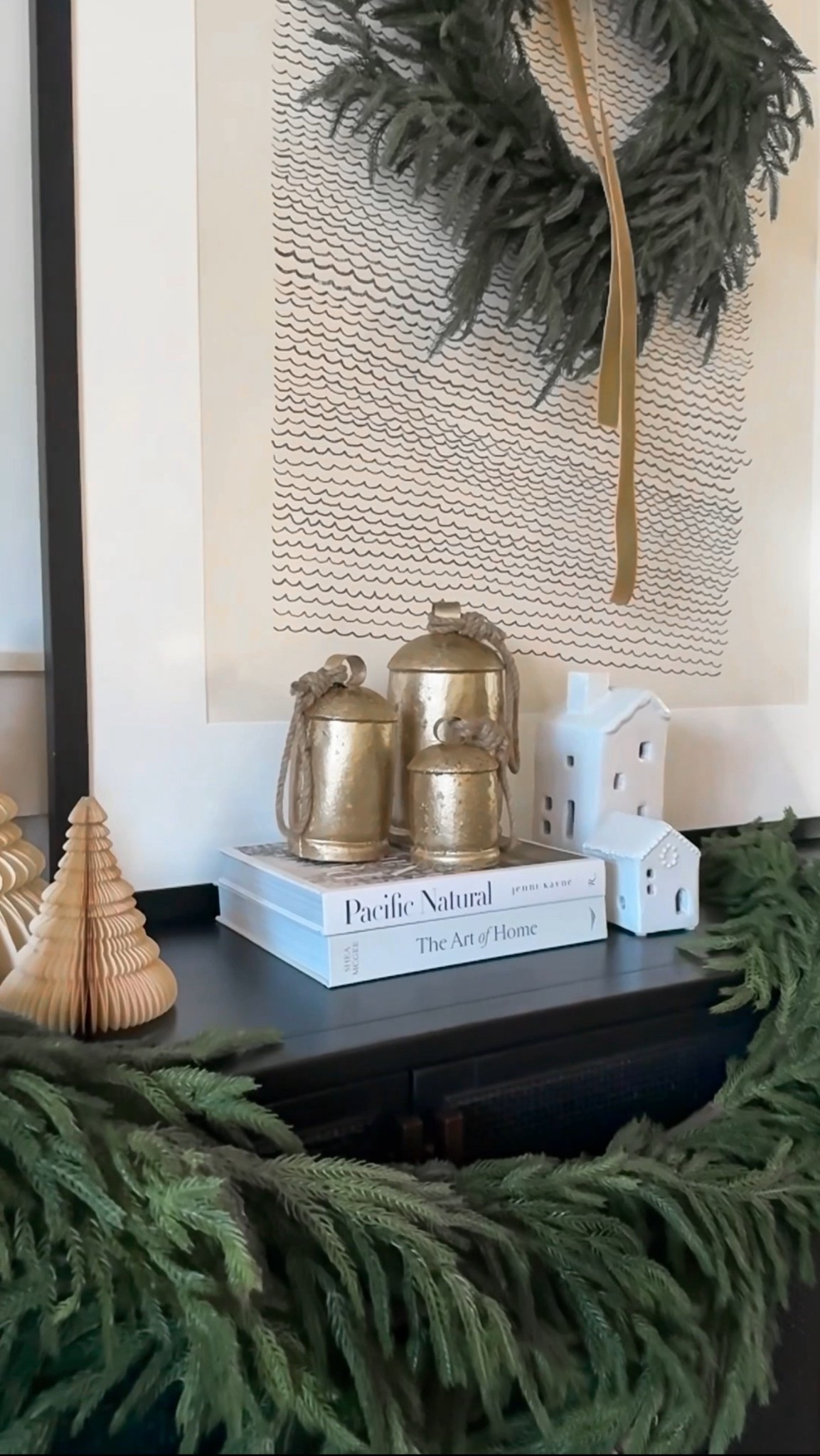 Holiday home, holiday decor, brass holiday bells, garland, Christmas tree 

#LTKFindsUnder50 #LTKSaleAlert #LTKSeasonal