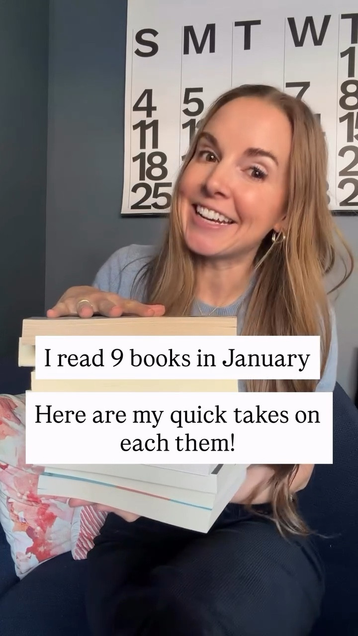 I read 9 books in January (I thought it was 10…but Goodreads added a ghost book)

Here are my quick takes on every book I read - what I loved, what missed, and who should read them. 