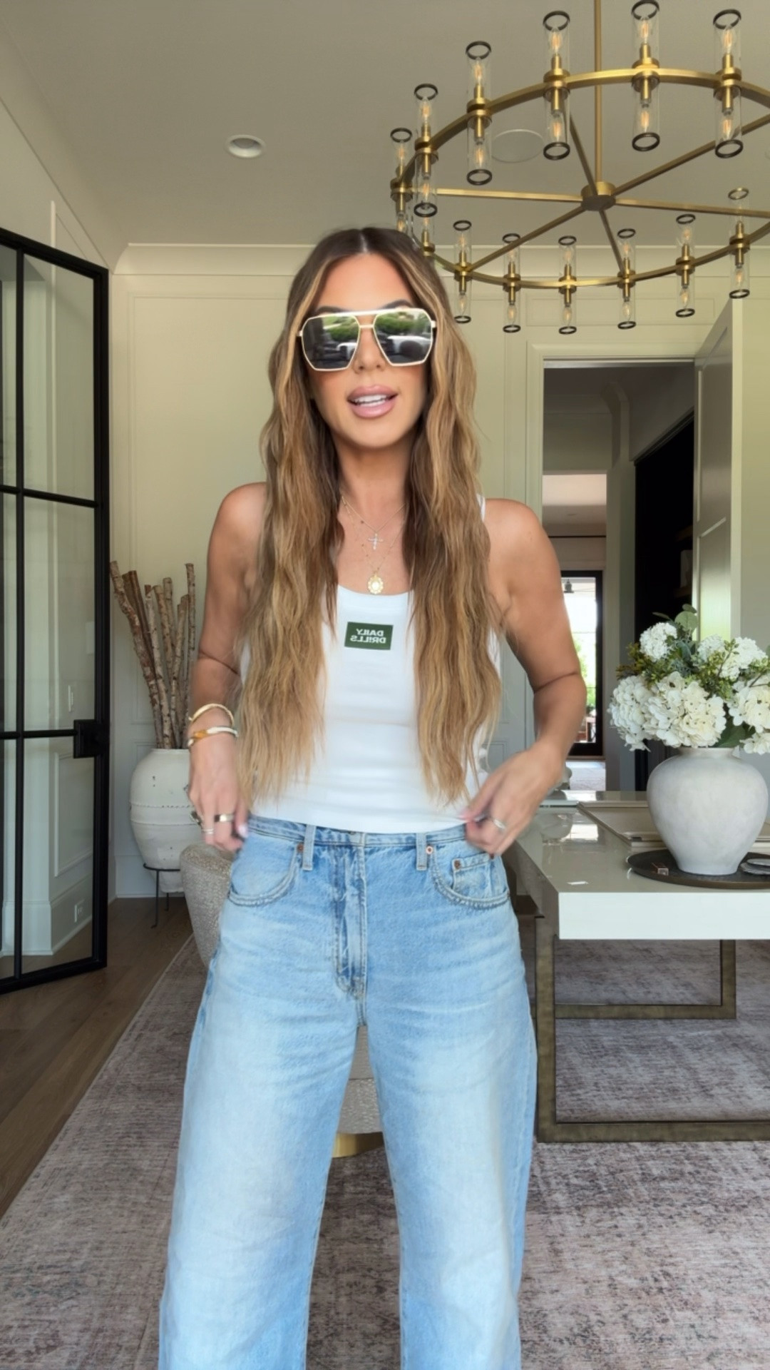 Wearing size XS/S tank and 27 denim

#LTKgrwm #LTKootd #LTKdayinmylife