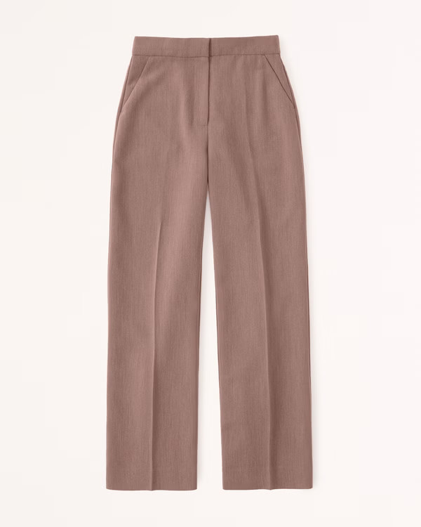 Tailored Wide Leg Pant | Abercrombie & Fitch (US)