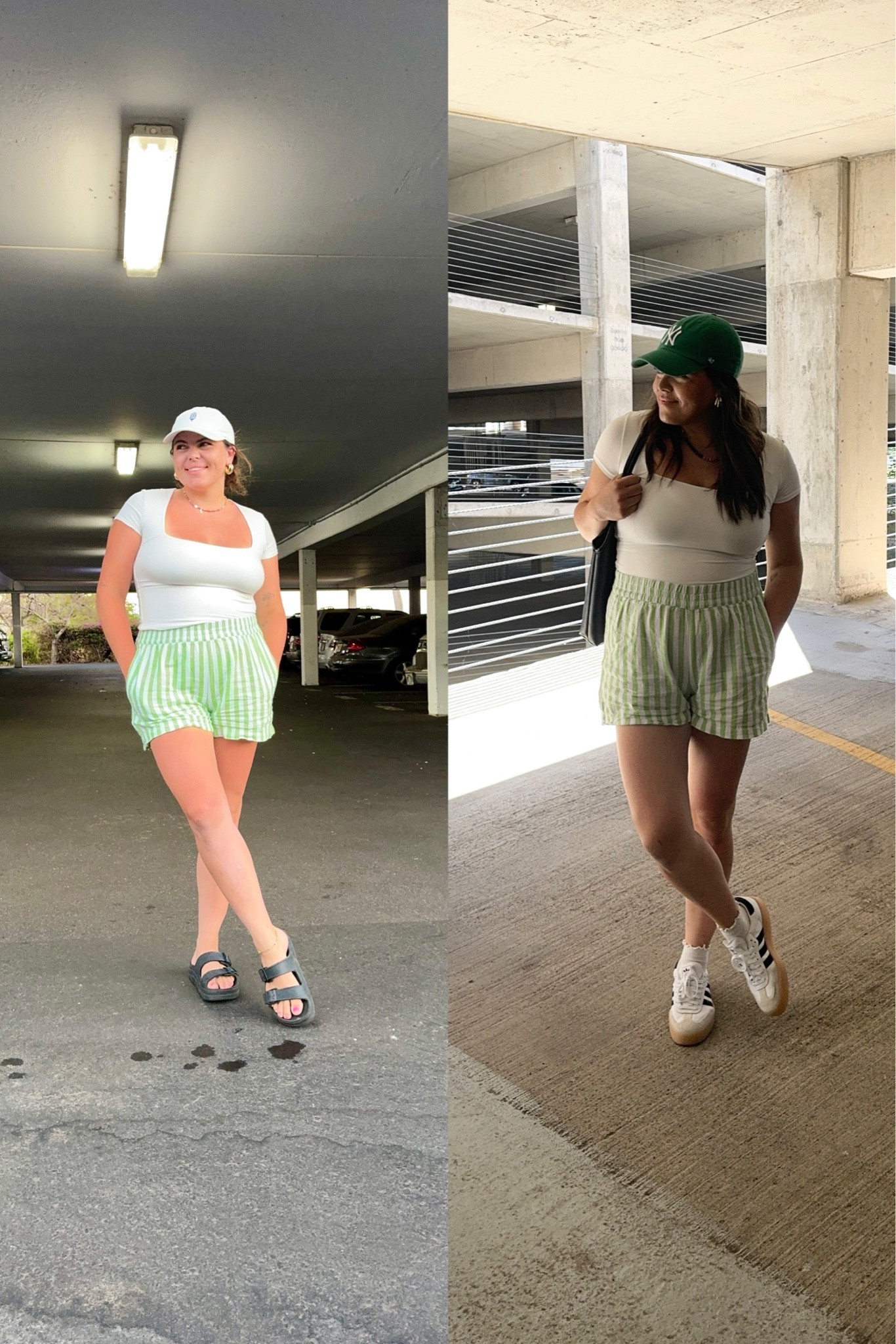 Outfit repeater!! The old navy linen shorts in every color are a go to!!! 

First outfit is a beach day outfit and second is a casual errands outfit

Midsize outfit, mom outfit 

#LTKBacktoSchool #LTKMidsize #LTKFindsUnder50