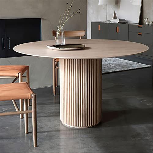 Amazon.com - BAYCHEER Round Pedestal Casual Table Simplicity Style Dining Room Home Furniture - W... | Amazon (US)