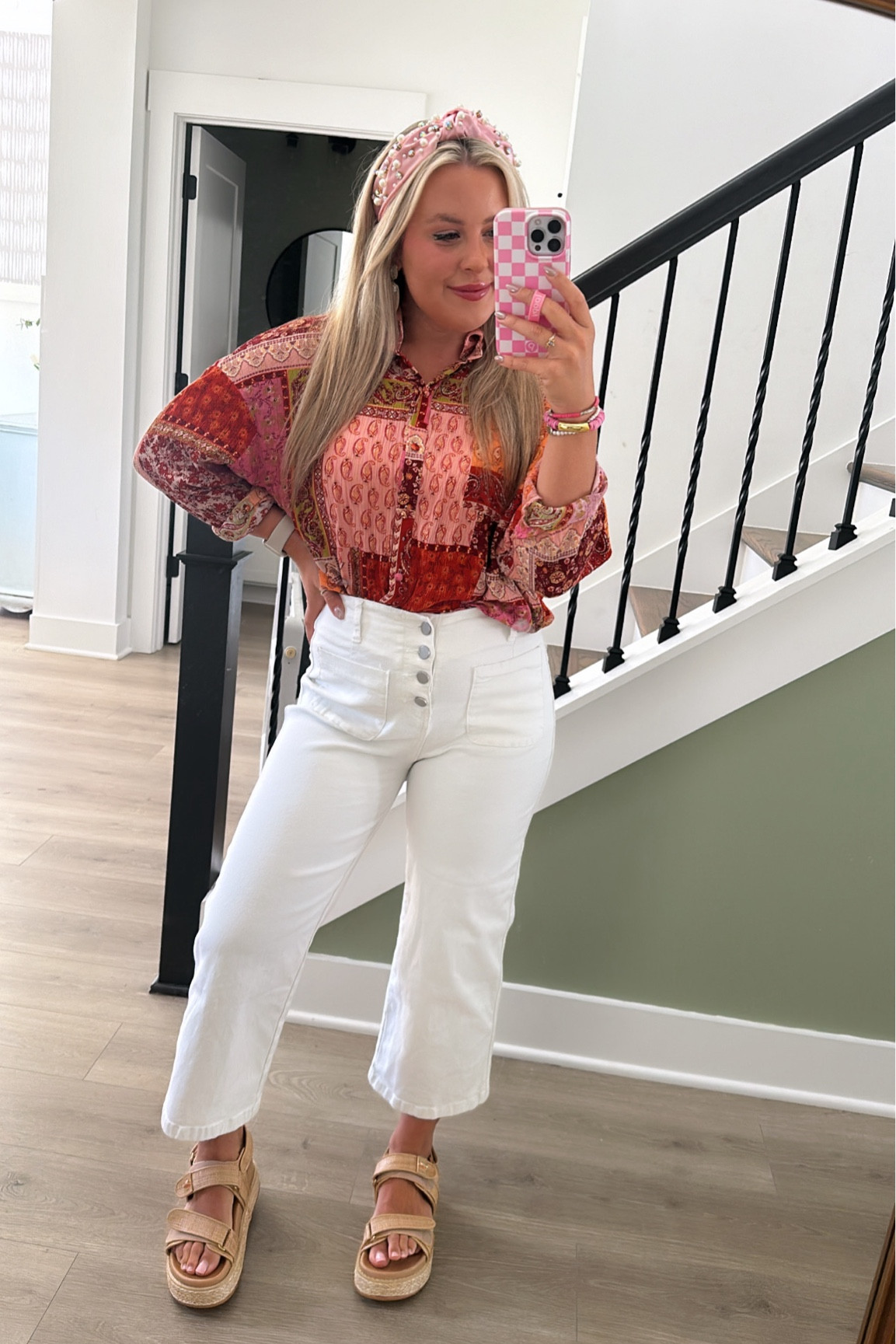 Fall transition outfit. Amazon jeans size small  