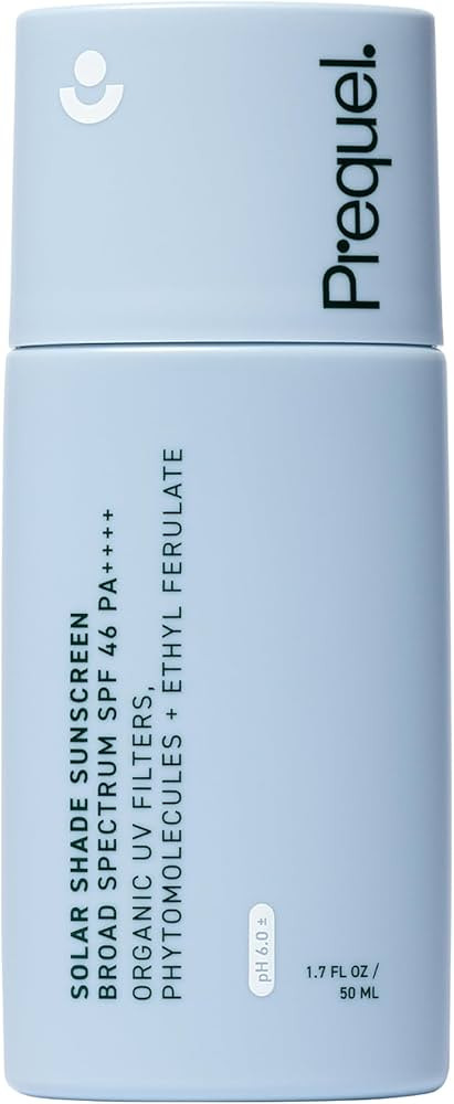Prequel Skin Solar Shade - Moisturizing Face Sunscreen SPF 46 PA++++ Broad Spectrum UV Protection... | Amazon (US)