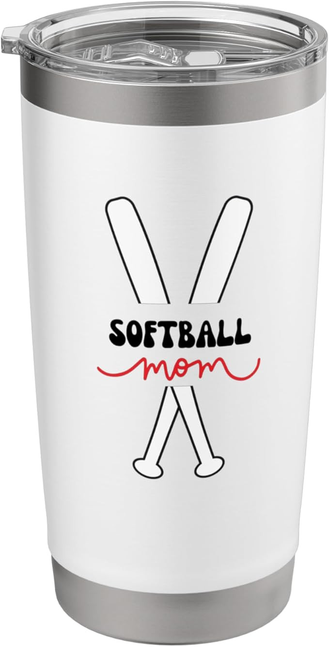 Softball Mom Stainless Steel Insulated Tumbler | Amazon (US)